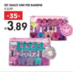 SET SMALTI VARI PER BAMBINE