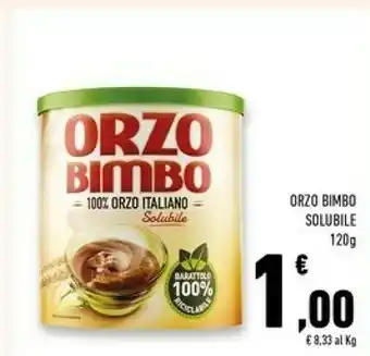Conad Superstore 100% orzo italiano solubile 120 g(ml) offerta