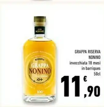 Conad Superstore Grappa invecchiata 18 meis 500 ml offerta