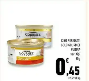 Conad Superstore Cibo per gatti gold gourmet offerta