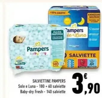 Conad Superstore Sole e luna salviettine , 60 pz offerta
