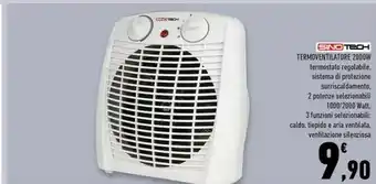 Conad Superstore Sinotech termoventilatore 2000w offerta