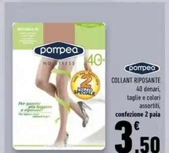 Conad Superstore Pompea collant riposante 40 denari offerta