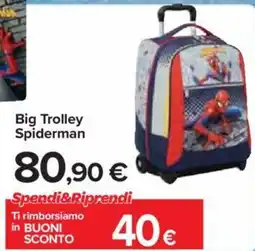Carrefour Big Trolley Spiderman offerta