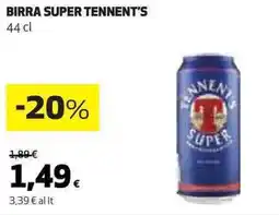Coop BIRRA SUPER TENNENT'S 44 cl offerta