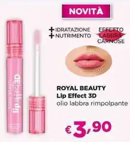 Acqua & Sapone ROYAL BEAUTY Lip Effect 3D olio labbra rimpolpante offerta