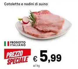 Iper La Grande Cotolette e nodini di suino offerta