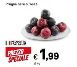 Iper La Grande Prugne nere o rosse offerta
