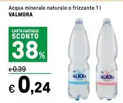 Iper La Grande Acqua minerale naturale o frizzante 1 l VALMORA offerta