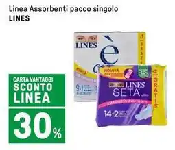 Iper La Grande Linea Assorbenti pacco singolo LINES offerta