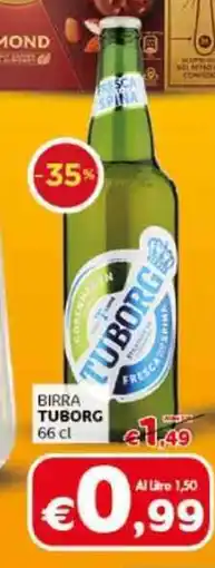 Crai BIRRA TUBORG 66 cl offerta