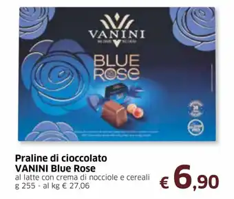Famila Vanini Blue Rose Praline di cioccolato 255g offerta