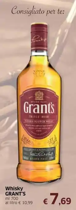 Famila Grant's Whisky 700ml offerta