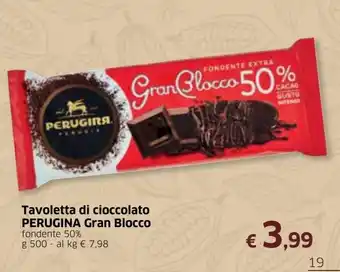 Famila Perugina Gran Blocco Tavoletta di cioccolato 500g offerta
