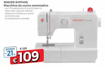 Singer SVP1408 Macchina da cucire automatica
