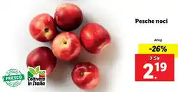 Lidl Pesche noci offerta