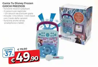 Giocchi Preziosi Canta Tu Disney Frozen