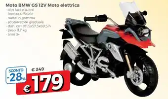 Famila Moto BMW GS 12V Moto elettrica offerta