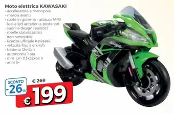Famila Kawasaki Moto elettrica offerta