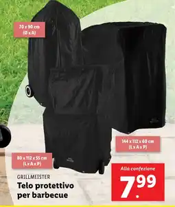 Lidl GRILLMEISTER Telo protettivo per barbecue offerta