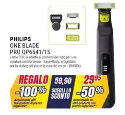 Trony PHILIPS ONE BLADE PRO QP6541/15 offerta