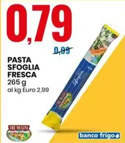 Eurospin PASTA SFOGLIA FRESCA 265 g offerta