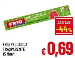 A&O FRIO PELLICOLA TRASPARENTE 15 Metri offerta