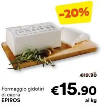 Unes Formaggio gidotiri di capra EPIROS offerta