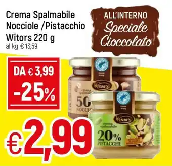 Famila Witor's Crema Spalmabile Nocciole / Pistacchio 220g offerta