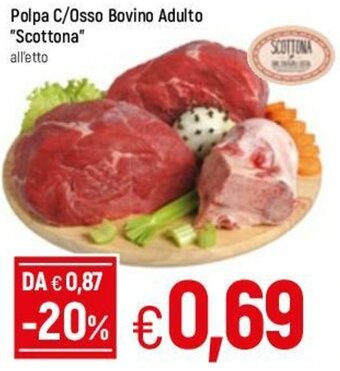 Famila Polpa C/Osso Bovino Adulto "Scottona" offerta