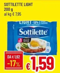 Galassia SOTTILETTE LIGHT 200 g offerta