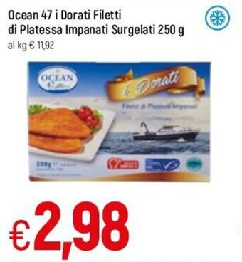 Famila Ocean 47 i Dorati Filetti di Platessa Impanati Surgelati 250g offerta