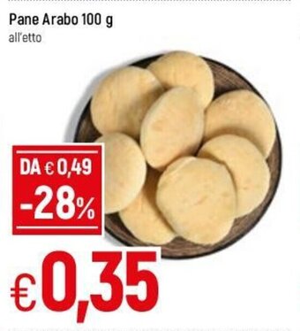 Famila Pane Arabo 100g offerta