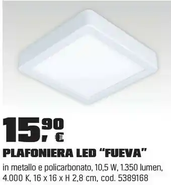 OBI Plafoniera led “fueva” offerta