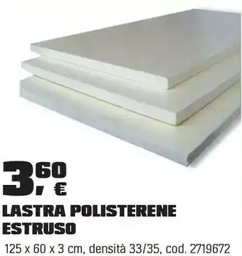 Lastra polisterene estruso