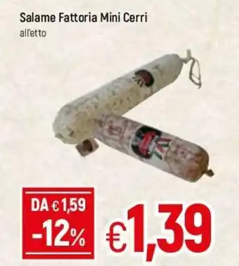 Famila Salame Fattoria Mini Cerri offerta