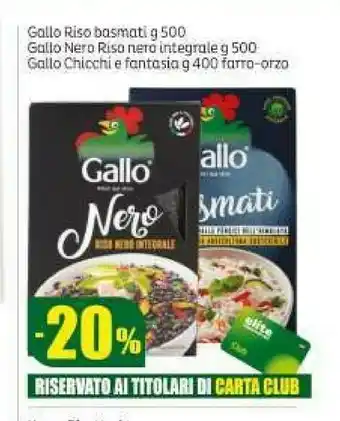Elite Riso gallo offerta