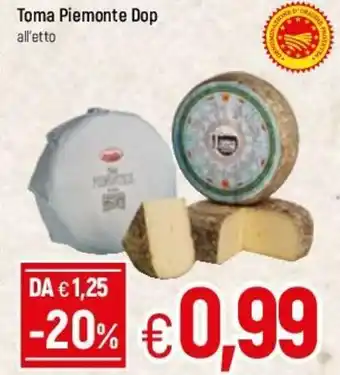 Famila Toma Piemonte Dop offerta