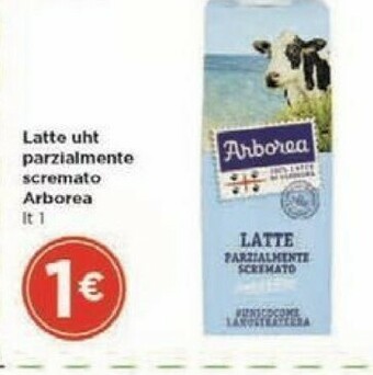 Metà Latte parzialmente scremato offerta