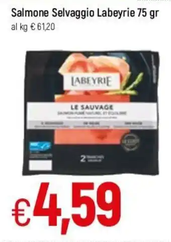 Famila Salmone Selvaggio Labeyrie 75gr offerta