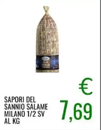 Sugros SAPORI DEL SANNIO SALAME MILANO 1/2 SV offerta