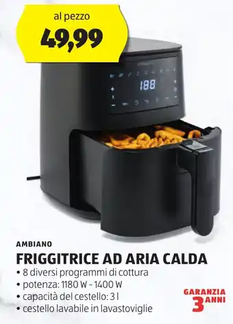 ALDI AMBIANO FRIGGITRICE AD ARIA CALDA offerta