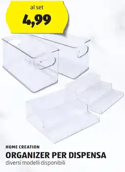 ALDI HOME CREATION ORGANIZER PER DISPENSA offerta