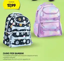 ALDI ZAINO PER BAMBINI offerta