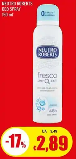 Galassia NEUTRO ROBERTS DEO SPRAY 150 ml offerta