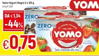 Famila Yomo Yogurt Magro 2x125g offerta
