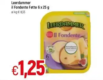 Famila Leerdammer il Fondente Fette 6x25g offerta