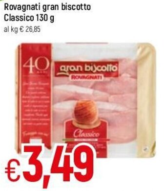 Famila Rovagnati Gran Biscotto Classico 130 g offerta