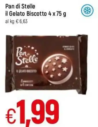 Famila Pan di Stelle IL Gelato Biscotto 4x75g offerta