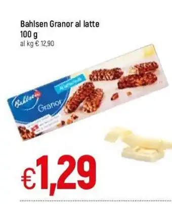 Famila Bahlsen Granor al Latte 100g offerta